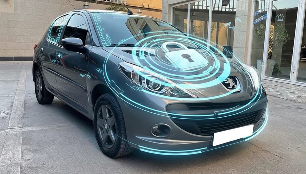 نحوه ضد سرقت کردن خودرو 206 و 207