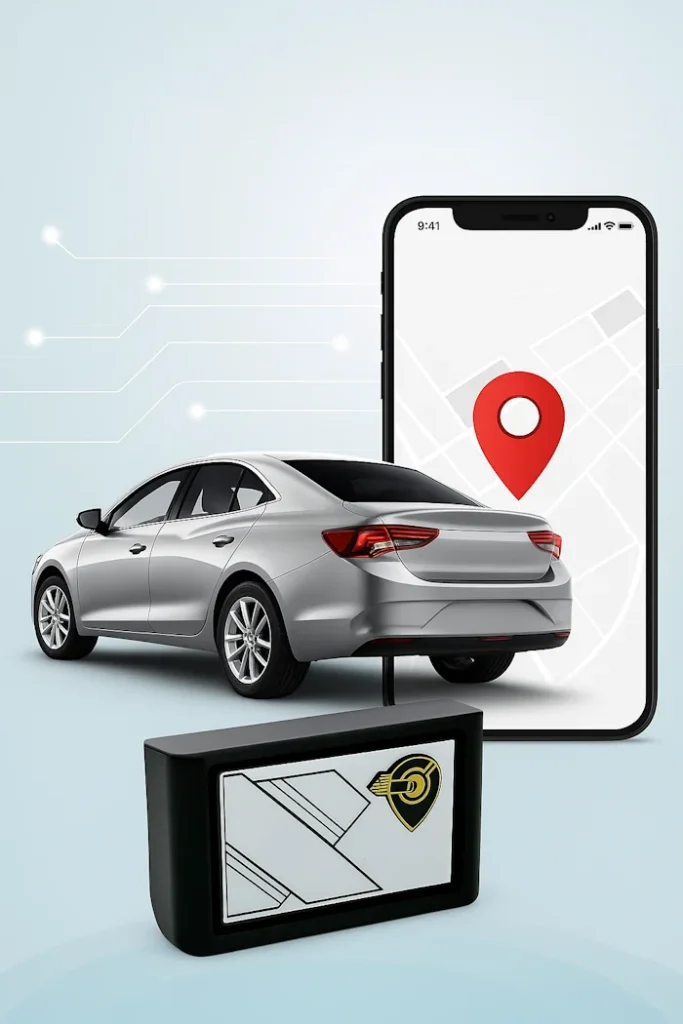 ردیاب یا جی پی اس خودرو آسا ردیاب مدل GX40